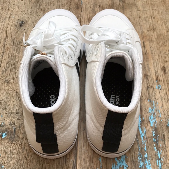 Adidas NEW WITH TAGS High-Top Sneakers Classic Mid Bravada 2.0 Cloudfoam Comfort - Picture 7 of 12